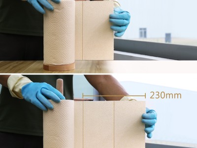 吸水吸油力強的竹漿廚房卷紙