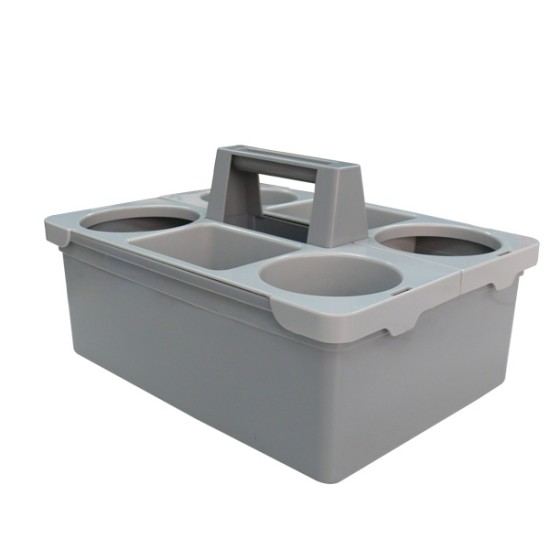 施達 手挽籃 配2個儲物蓋 灰色