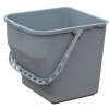 Italy CT CTA 25GY 25L Polypropylene bucket,gray