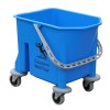施達 帶輪水桶車 藍色 25L