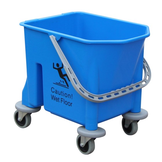 施達 帶輪水桶車 藍色 25L