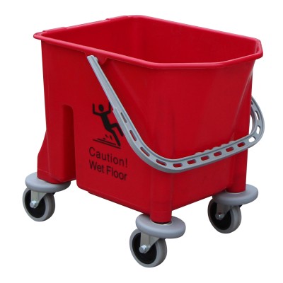 施達 帶輪水桶車 紅色 25L