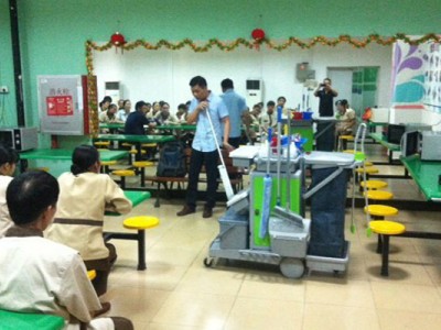 佛山某大型廣場項目之CT施達清潔工具產品培訓