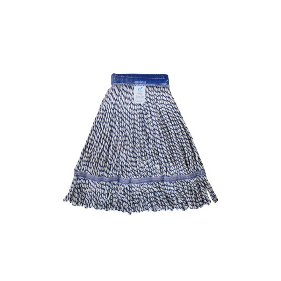 施達 棉排拖頭替換裝 藍白色 6cm網布 450g