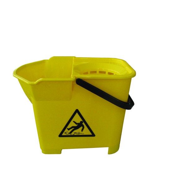 施達 圓拖桶 黃色 16L