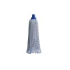 Italy CT MRM S250BW Microfiber stripe round mophead,blue and white