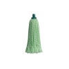 Italy CT MRM S250GW Microfiber stripe round mophead,green and white