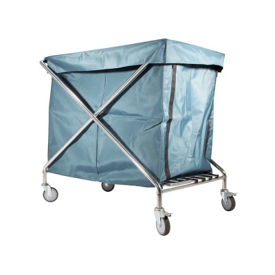 240L 不銹鋼客房服務車架 不含收集袋