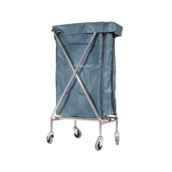 100L 不銹鋼客房服務車架 不含收集袋