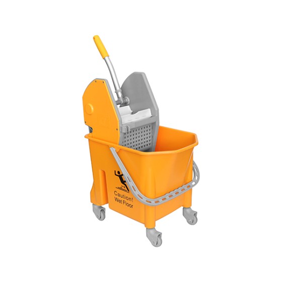 施達 25L下壓式單桶榨水車 黃色