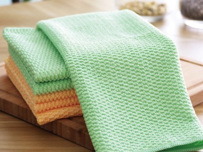 Dr. Dirt 超細纖維米粒抹布强力吸水，不易掉毛，輕鬆去油！