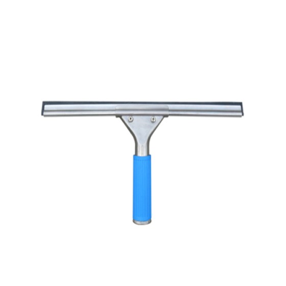 施達 不銹鋼三叉型玻璃刮 黑色膠條 35cm