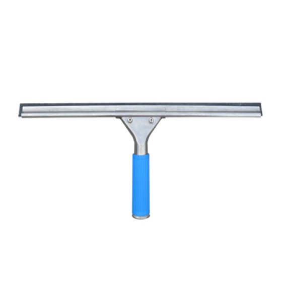 施達 不銹鋼三叉型玻璃刮 黑色膠條 45cm