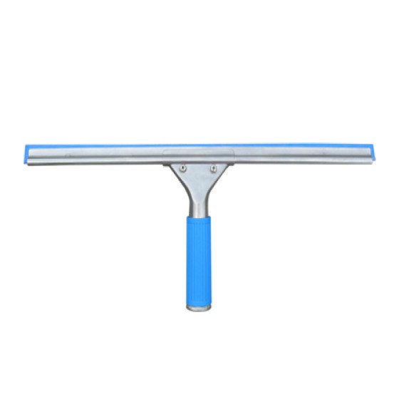 施達 不銹鋼三叉型玻璃刮 藍色膠條 45cm
